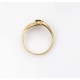 Bague de jeune fille or et saphir T.53