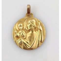 Superbe médaille de Saint Christophe