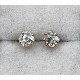 Puces d'oreilles or et diamants 2 x 0,10 ct