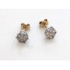 boucles d'oreilles or et diamant dont une abîmée et offerte