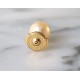 Une seule boucle d'oreille or et perle