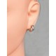 Mini-créoles articulées, en argent