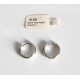 Mini-créoles articulées, en argent