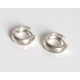 Mini-créoles articulées, en argent
