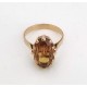 Bague or et citrine , très bel état. T. 52