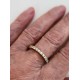 Alliance américaine or jaune diamants 1,1 carat, T., 56/57