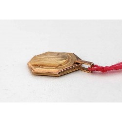 Médaille en plaqué or FIX Notre-Dame de Lourdes, neuve
