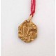 Médaille en plaqué or FIX Notre-Dame de Lourdes, neuve