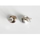 Puces d'oreilles diamants 2 x 0,17 carat