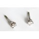 Puces d'oreilles diamants 2 x 0,17 carat