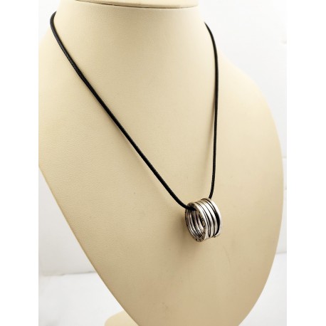 Bague ou pendentif Bulgari en argent, modèle ancien