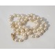 Collier choker de perles de culture, fermoir or