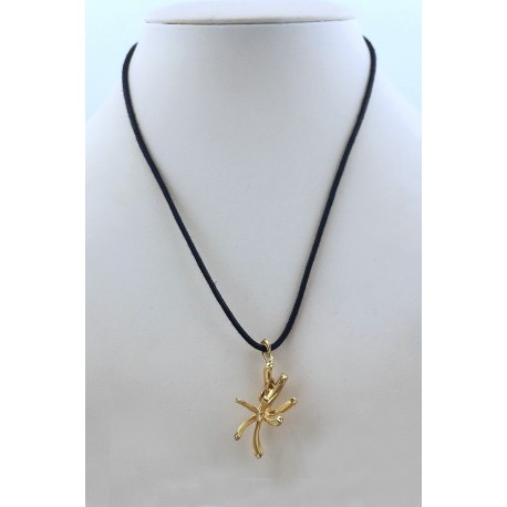 Pendentif vintage, bijou de créateur, milieu XX7, plaqué or