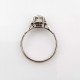 Bague or et platine diamant de taille ancienne  0,35 ct T.51