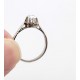 Bague or et platine diamant de taille ancienne  0,35 ct T.51