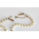 Collier de perles Ø 4 à 6 mm, fermoir or,