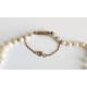 Collier de perles Ø 4 à 6 mm, fermoir or,