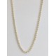 Collier de perles Ø 4 à 6 mm, fermoir or,