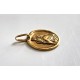 Médaille Saint Christophe en or signée A.Augis