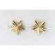 Boucles d'oreille puces or jaune