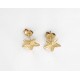 Boucles d'oreille puces or jaune
