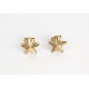Boucles d'oreille puces or jaune