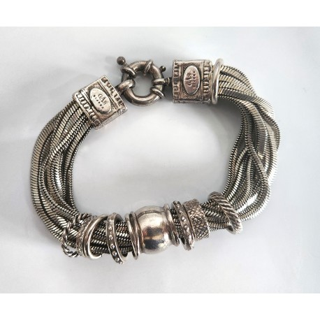 Bracelet GAS Bijoux en métal argenté, valeur neuf ~150 €